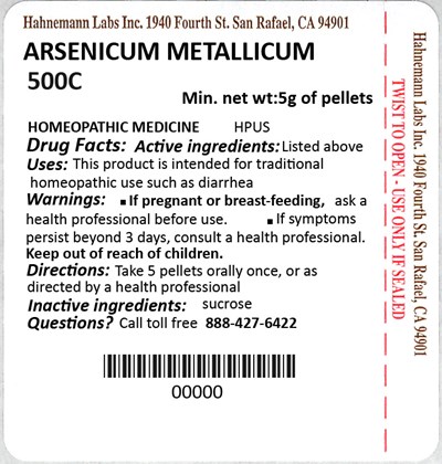 Arsenicum Metallicum 500C 5g - Arsenicum Metallicum 500C 5g